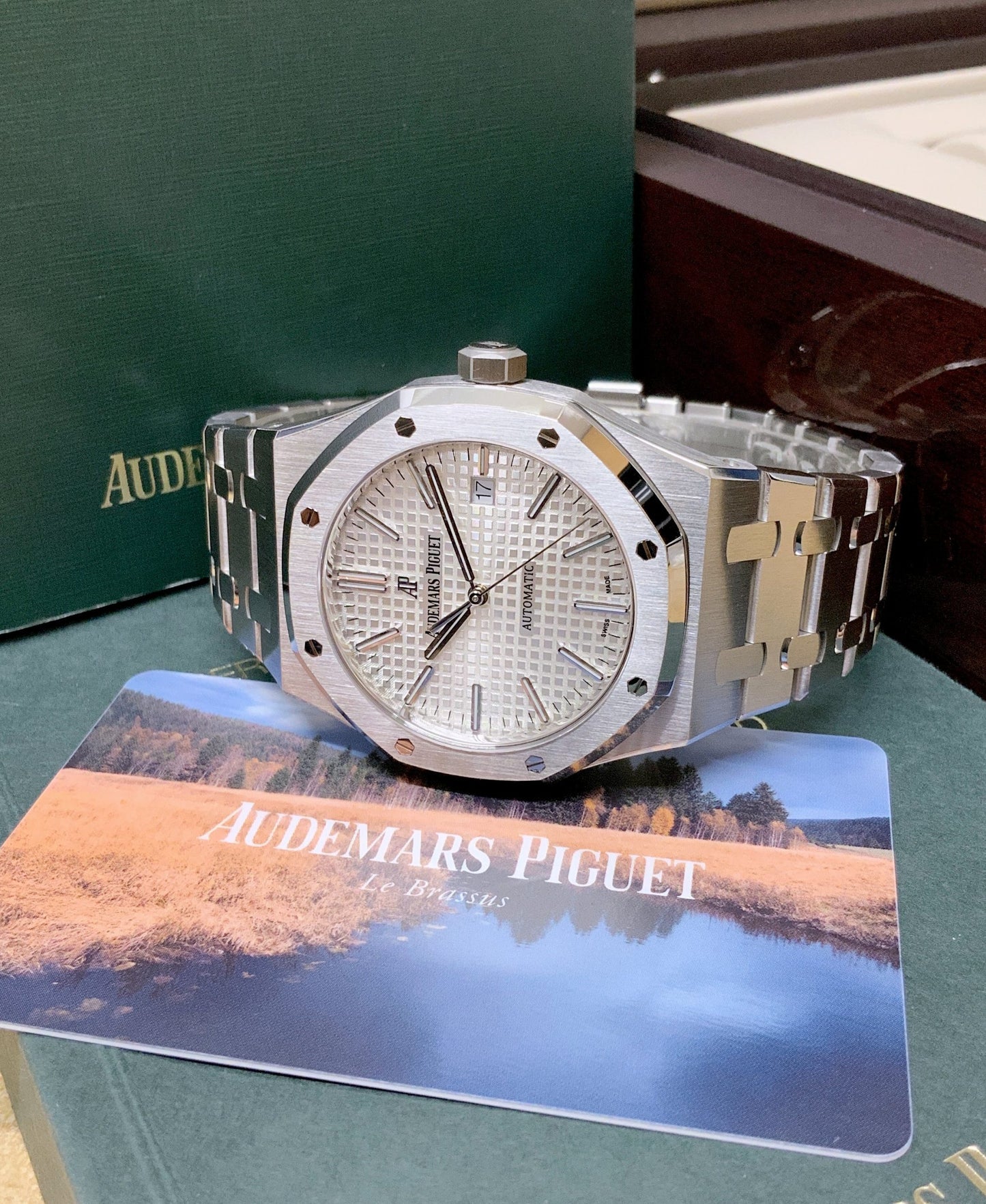 Audemars Piguet replica royal oak jumbo argentèè dial big size 41mm orologio replica copia lusso