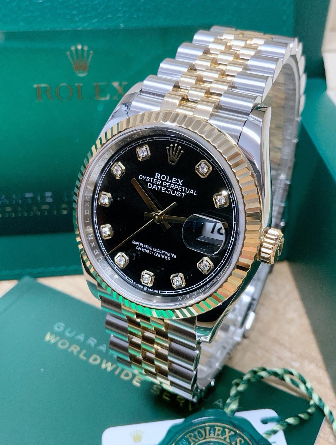 Rolex replica Datejust 36mm 126233 Black Diamond