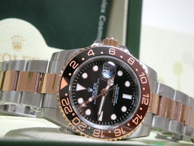 Rolex replica GMT master II ceramica acciaio everose 126711CHNR basilea 2018