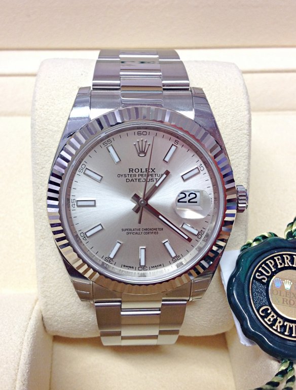 Rolex replica Datejust 126334 Silver Dial