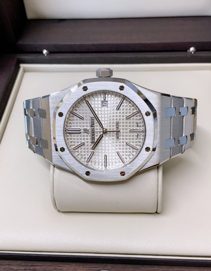 Audemars Piguet replica royal oak jumbo argentèè dial big size 41mm orologio replica copia lusso