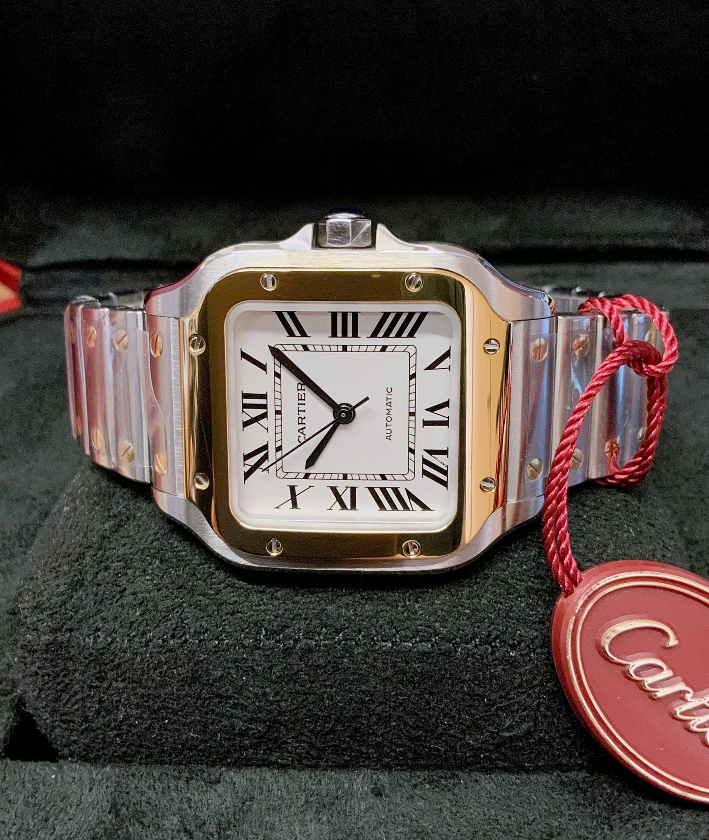 Cartier replica Santos 100 acciaio oro big size