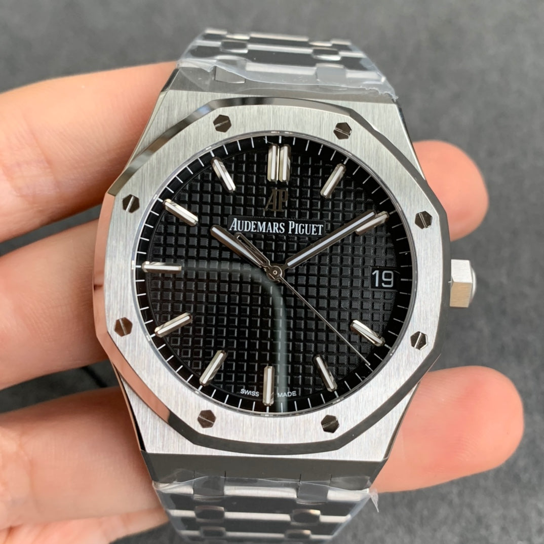 Audemars Piguet replica royal oak jumbo black dial orologio replica copia lusso