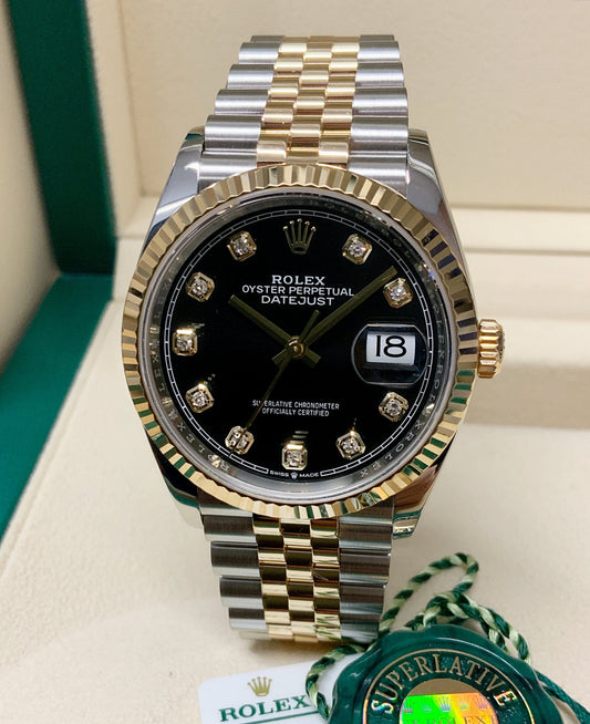 Rolex replica Datejust 36mm 126233 Black Diamond