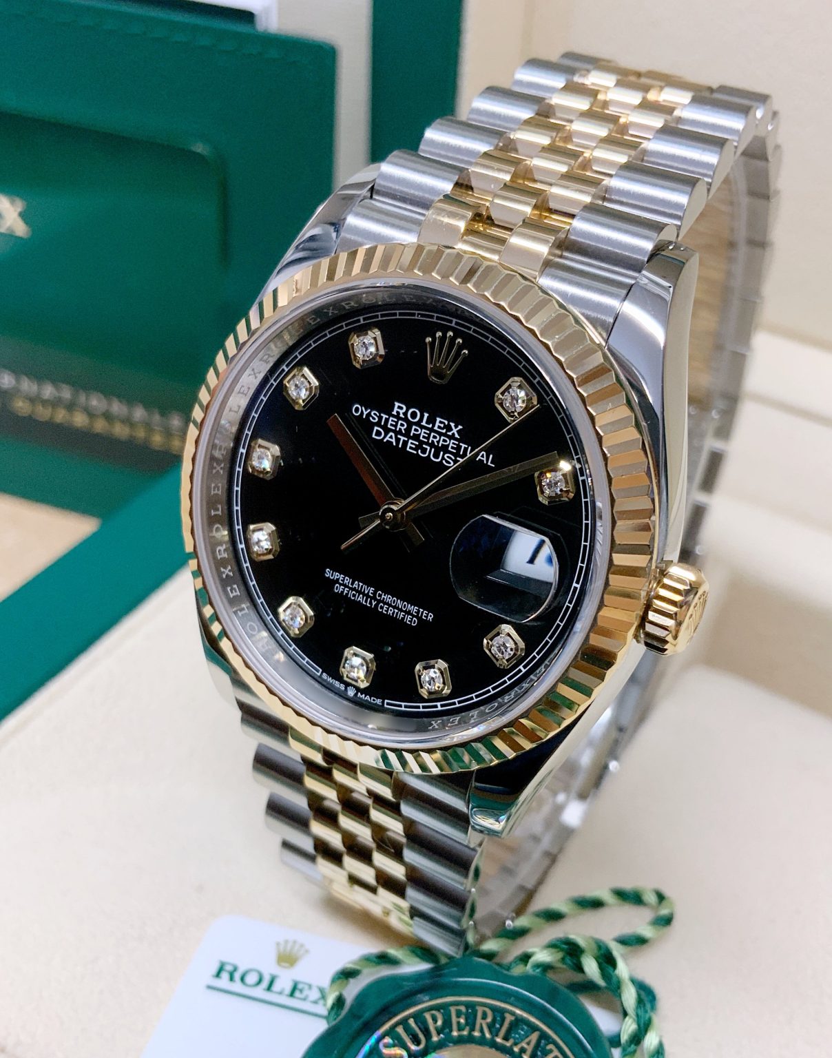 Rolex replica Datejust 36mm 126233 Black Diamond