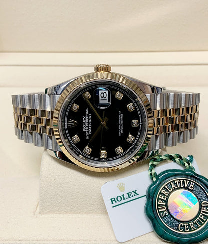 Rolex replica Datejust 36mm 126233 Black Diamond