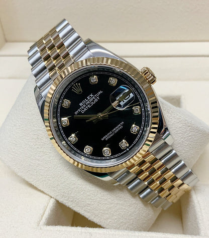 Rolex replica Datejust 36mm 126233 Black Diamond