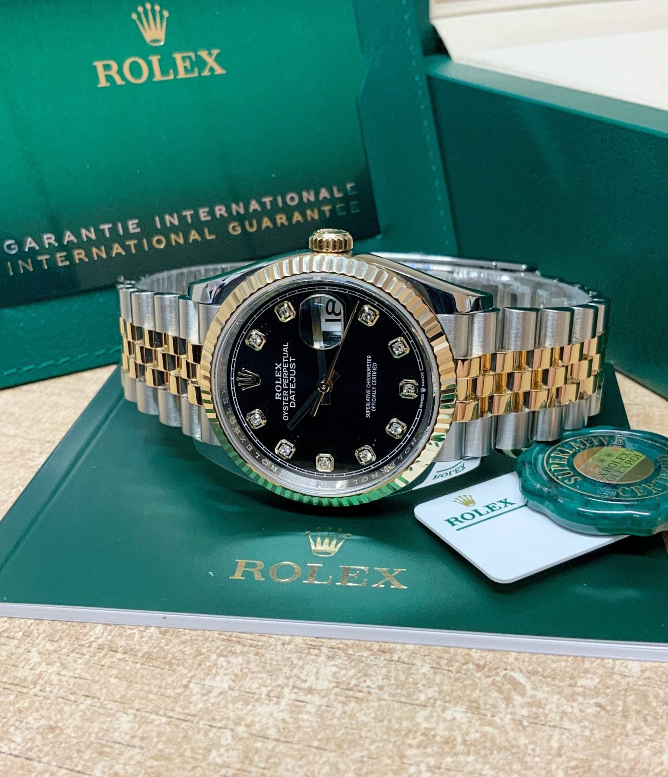 Rolex replica Datejust 36mm 126233 Black Diamond