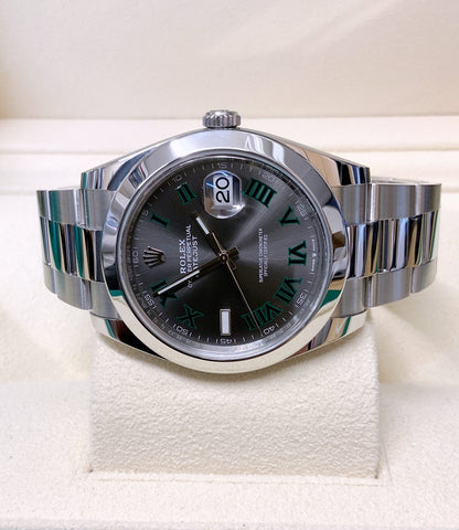 Rolex replica Datejust 41 126300 Wimbledon dial