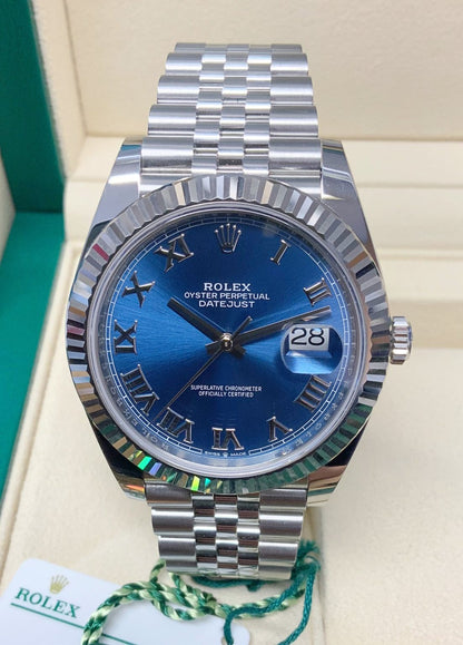 Rolex replica Datejust 41mm 126334 Blue Dial