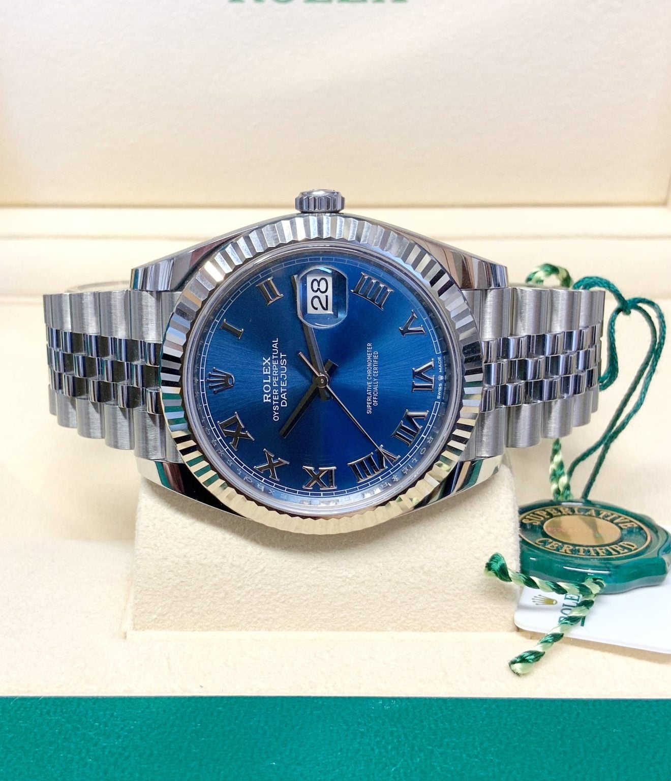 Rolex replica Datejust 41mm 126334 Blue Dial