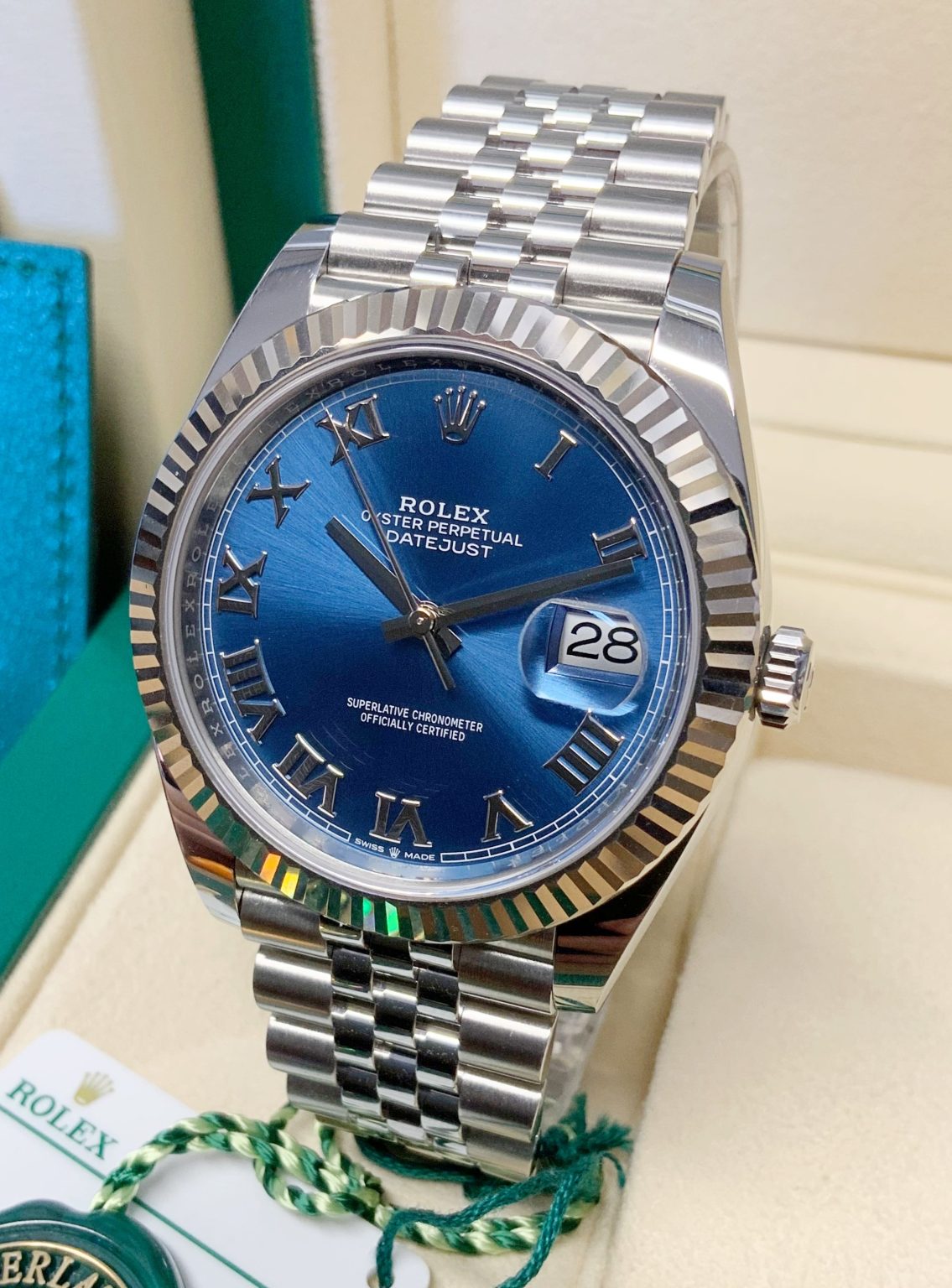 Rolex replica Datejust 41mm 126334 Blue Dial