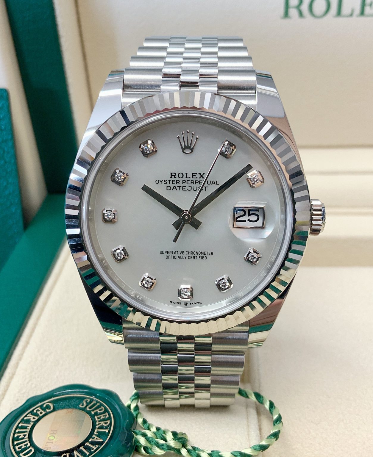 Rolex replica Datejust 41mm 126334 mop Diamond