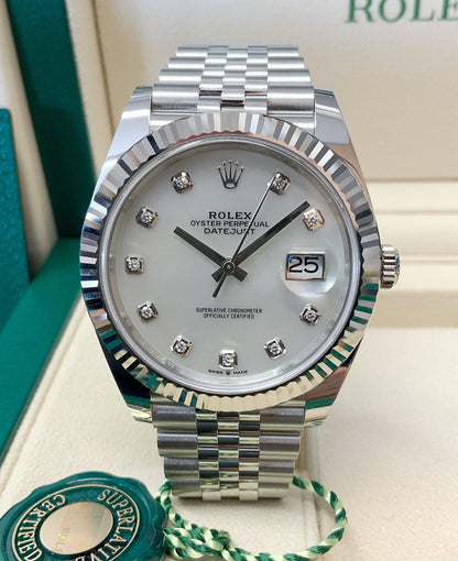 Rolex replica Datejust 41mm 126334 mop Diamond