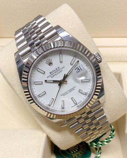 Rolex replica Datejust 41mm 126334 White Dial