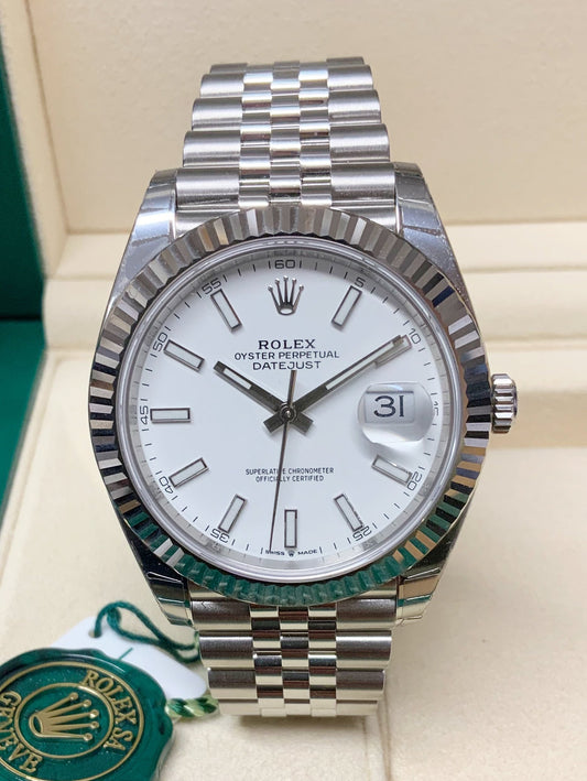 Rolex replica Datejust 41mm 126334 White Dial