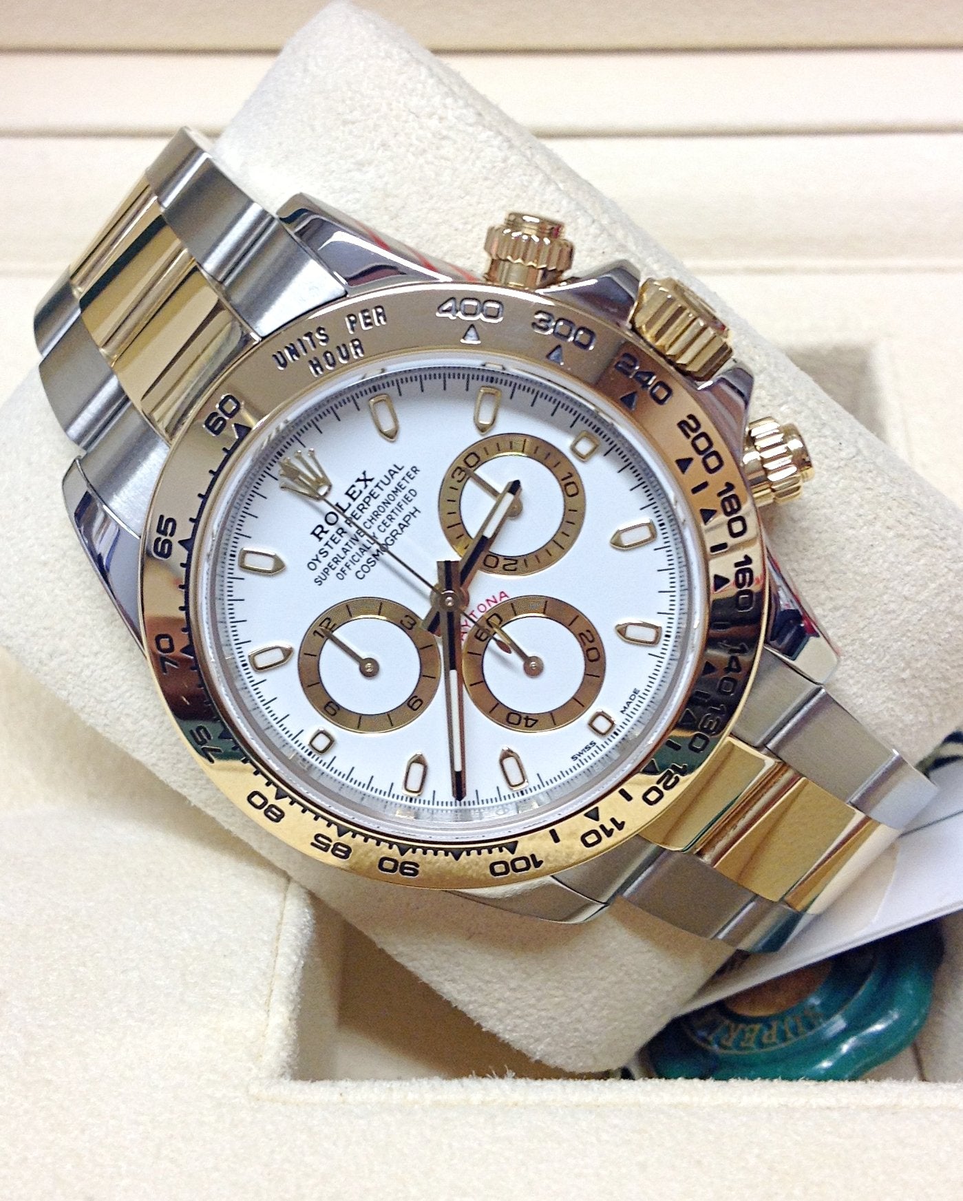 Rolex replica Daytona 116503 Bi-Colour White Dial