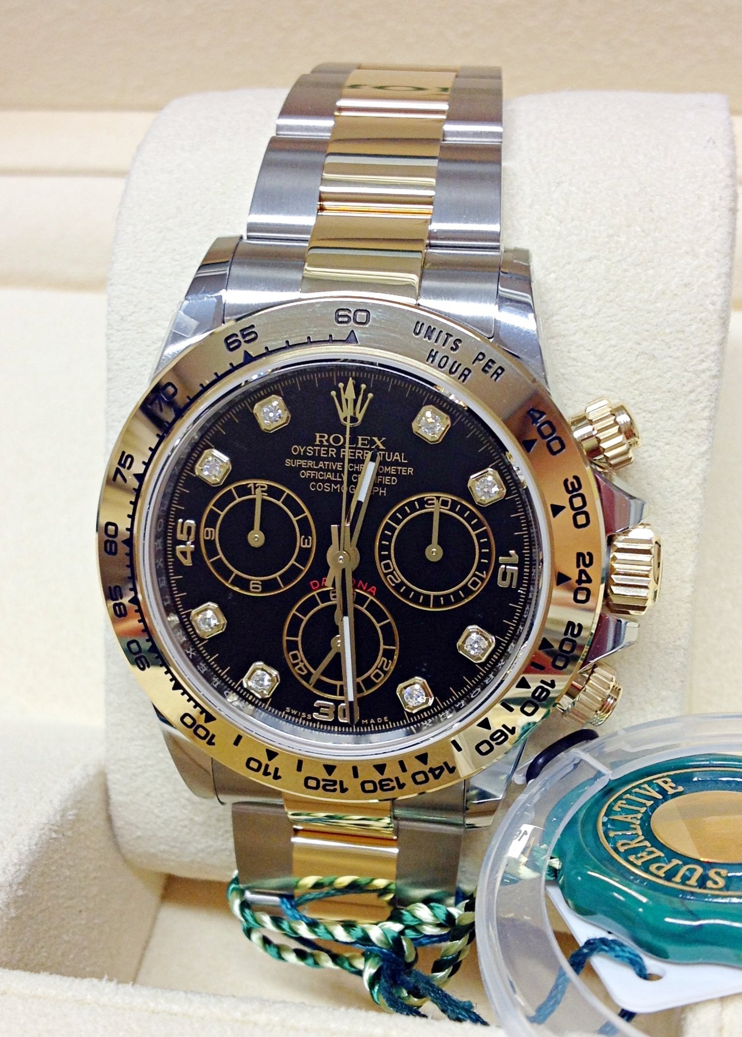 Rolex replica Daytona 116503 black diamond dial