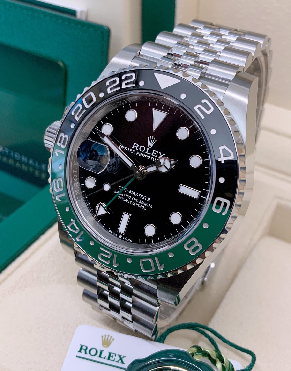 Rolex replica GMT master II 126720VTNR sprite mancino jubilèè