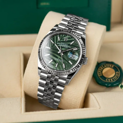 Rolex replica Datejust 36mm 126234 green palm dial