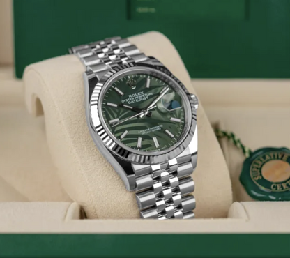 Rolex replica Datejust 36mm 126234 green palm dial