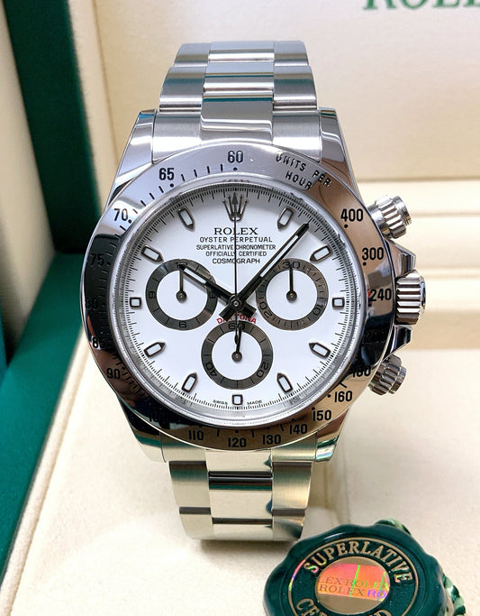 Rolex replica daytona 116520 white dial