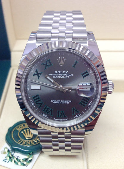Rolex replica Datejust 41 126334 Wimbledon Dial jubilèè