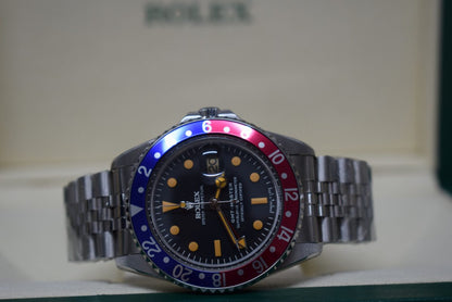 Rolex replica GMT Master 1675 pepsi vintage jubilee