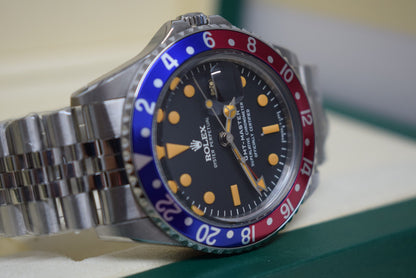 Rolex replica GMT Master 1675 pepsi vintage jubilee