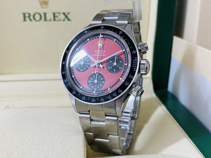 Rolex replica daytona vintage paul newmann 6263 california red dial orologio replica copia imitazione