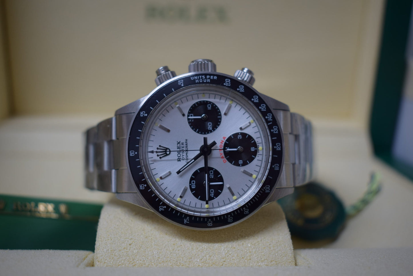 Rolex replica daytona vintage 6263 argentèè dial orologio replica copia imitazione