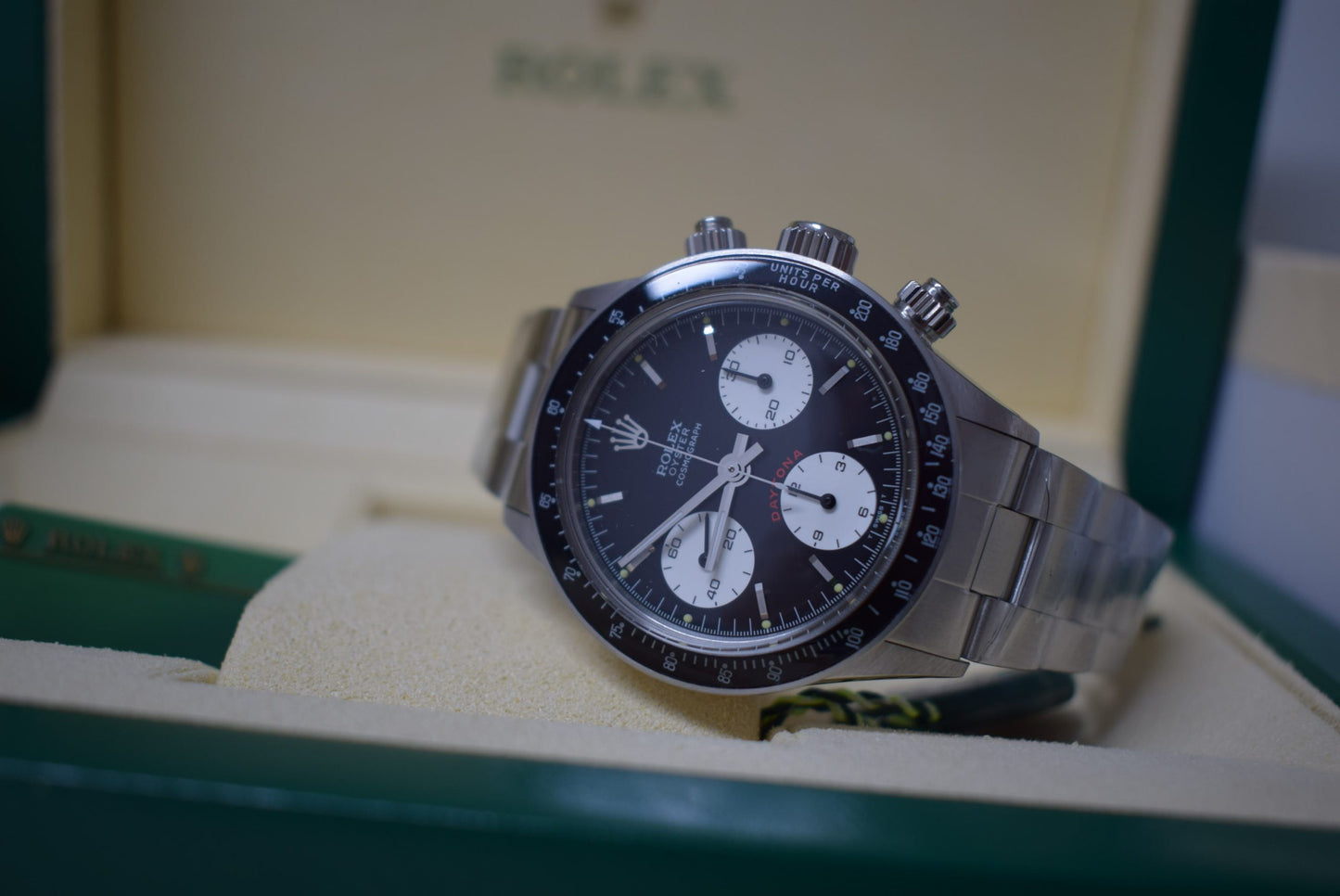 Rolex replica daytona vintage 6263 black dial orologio replica copia imitazione