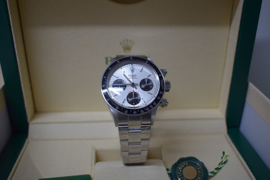 Rolex replica daytona vintage 6263 argentèè dial orologio replica copia imitazione
