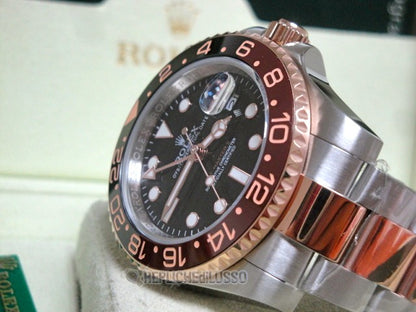 Rolex replica GMT master II ceramica acciaio everose 126711CHNR basilea 2018