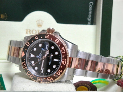 Rolex replica GMT master II ceramica acciaio everose 126711CHNR basilea 2018