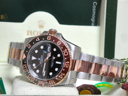 Rolex replica GMT master II ceramica acciaio everose 126711CHNR basilea 2018