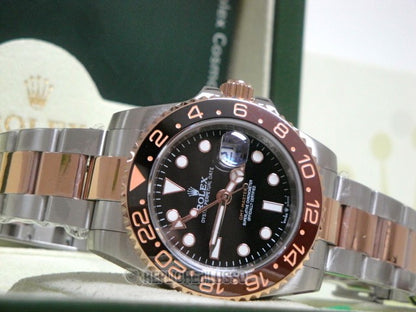 Rolex replica GMT master II ceramica acciaio everose 126711CHNR basilea 2018
