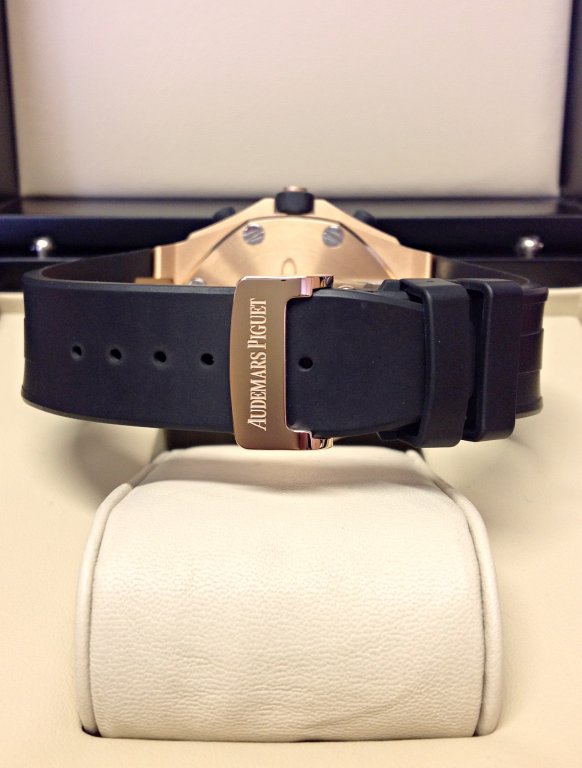 Audemars Piguet replica Royal Oak Offshore Chronograph Rose Gold 25940OK.00.D002CA.01.A gommino old style