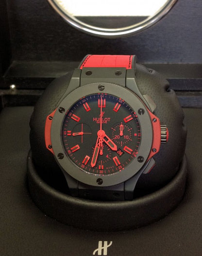 Hublot replica Big Bang 44mm 301.CI.1130.GR All Black Red orologio copia