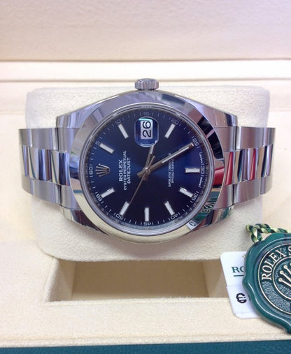 Rolex replica Datejust 41 126300 Blue Dial copia orologio