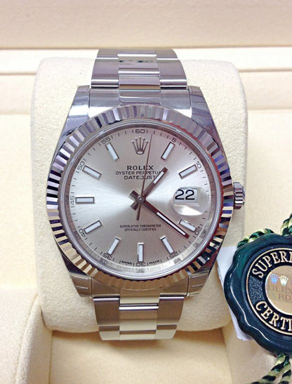 Rolex replica Datejust 126334 Silver Dial