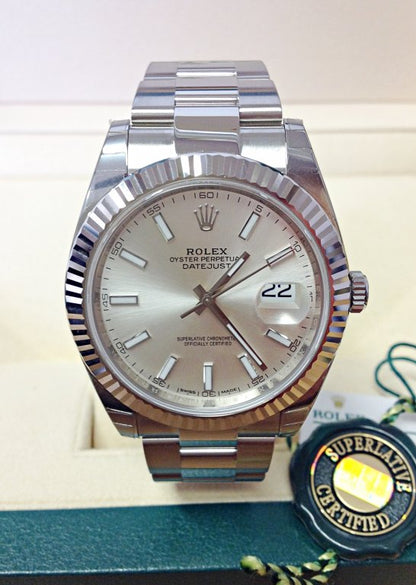 Rolex replica Datejust 126334 Silver Dial