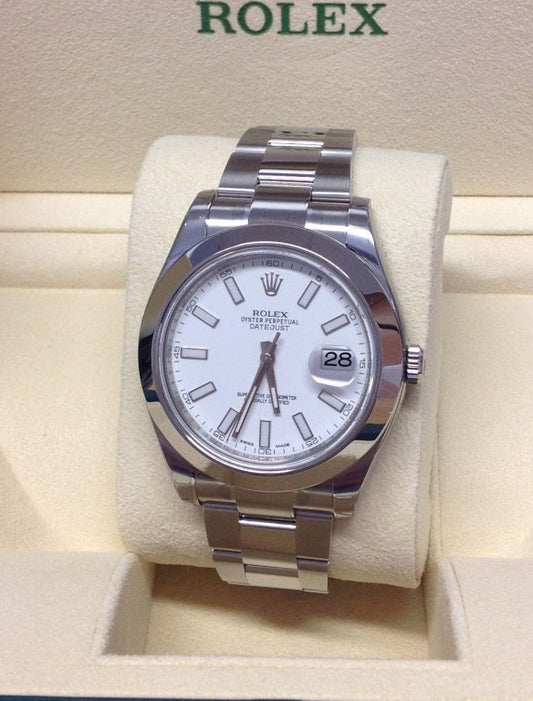 Rolex replica Datejust II 116300 White Dial orologio