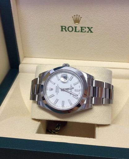 Rolex replica Datejust II 116300 White Dial orologio