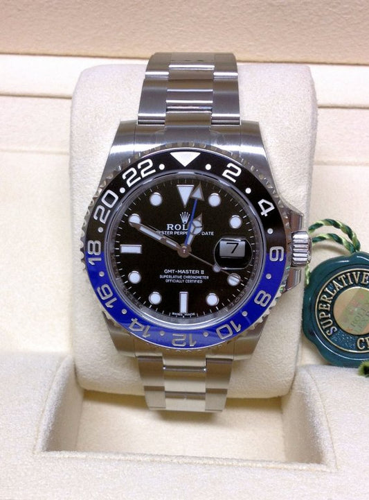 ROLEX REPLICA GMT MASTER II 116710 BLNR CERAMICHON BLUE NERO BATMAN