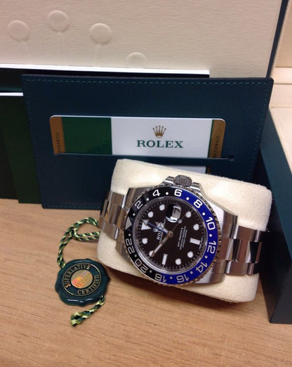 ROLEX REPLICA GMT MASTER II 116710 BLNR CERAMICHON BLUE NERO BATMAN