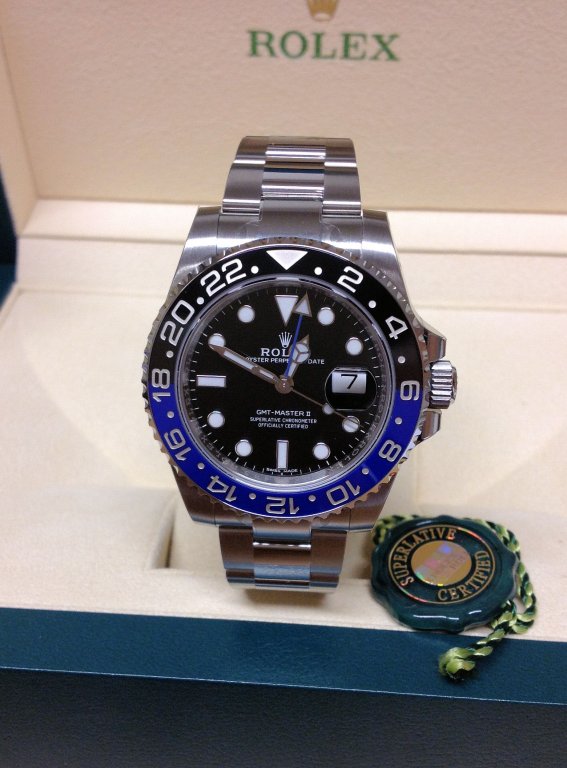 ROLEX REPLICA GMT MASTER II 116710 BLNR CERAMICHON BLUE NERO BATMAN