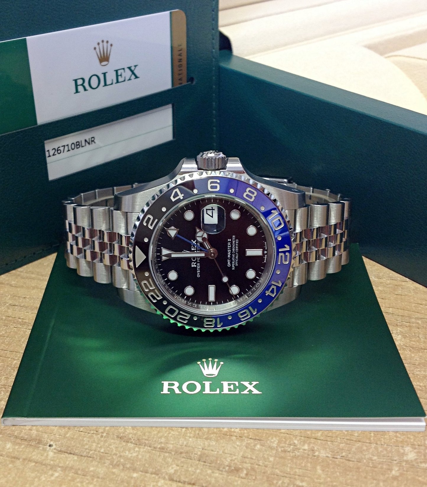 REPLICA ROLEX GMT MASTER II 126710 BLNR BATMAN CERAMIC BEZEL